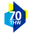 Logo zum 70-jährigen Bestehen des THW