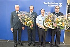 Der Landesbeauftragte Dr. Schliwienski mit Martin Zeidler, Michael-Franz Knobloch und Bernd Springer (v.l.n.r.)